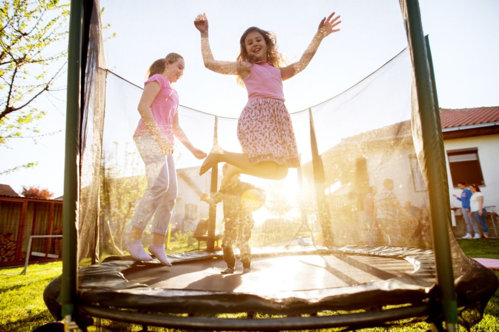 trampoline girls trampoline girls